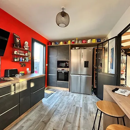 בית נופש Maison Familiale Style Industriel, Plages A Pied, Jardin Clos, 3 Terrasses, Bbq, Parking Prive - Fr-1-364-166 סן-ברבן-לה-פן