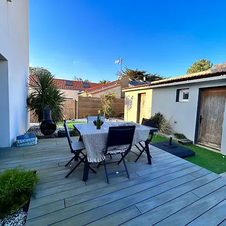 Maison Familiale Style Industriel, Plages A Pied, Jardin Clos, 3 Terrasses, Bbq, Parking Prive - Fr-1-364-166
