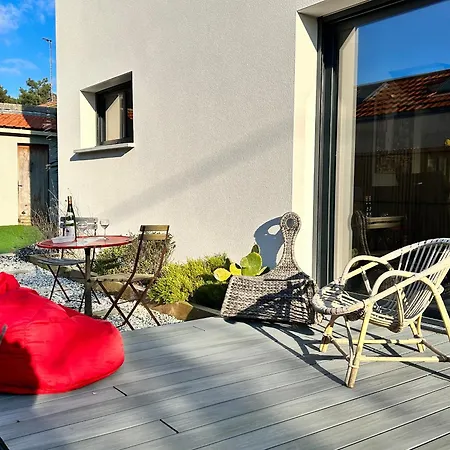 Maison Familiale Style Industriel, Plages A Pied, Jardin Clos, 3 Terrasses, Bbq, Parking Prive - Fr-1-364-166 * סן-ברבן-לה-פן